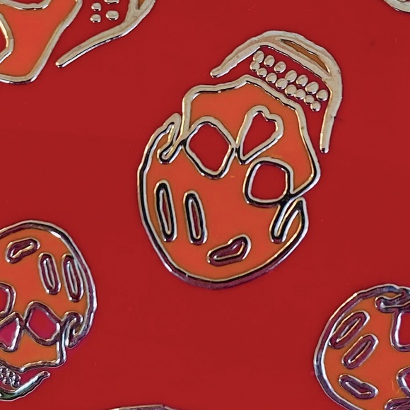 Alexander McQueen Red ☠️ Skull Bangle Bracelet - Picture 6 of 16